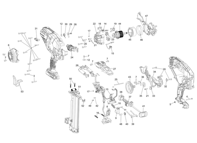Part Location Diagram of 90635366 Porter Cable Damper